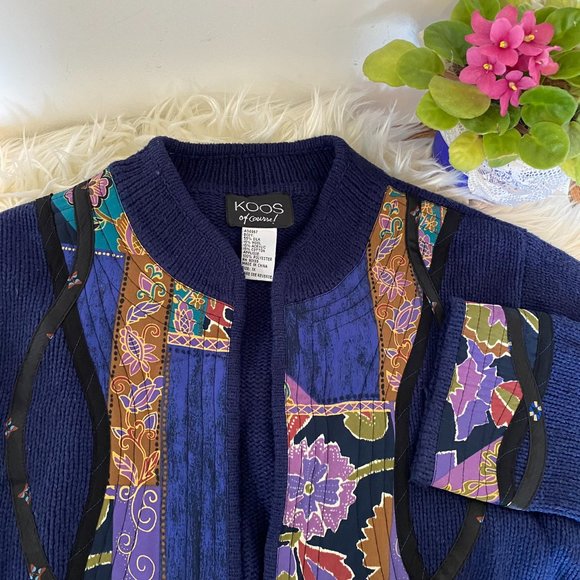 Koos Of Course Vintage Boho Sweater Cardigan - Picture 6 of 8